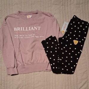 Girls Bundle Sweatshirt Leggings Xl
